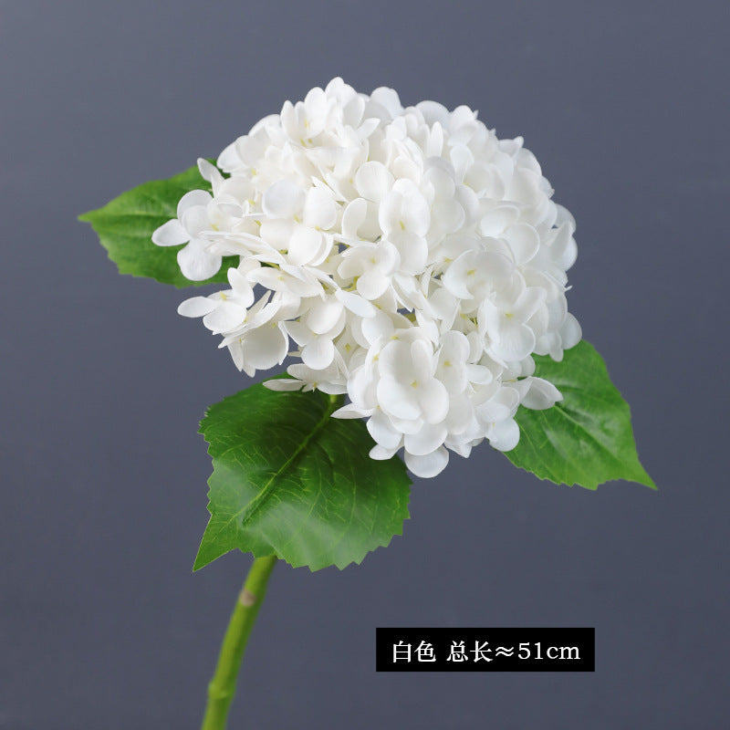 Realistic Hydrangea Artificial Flower - Luxurious Moisture-Resistant Décor for Elegant Weddings and Home Interiors - Perfect Addition to Living Room Centerpieces and Faux Floral Arrangements