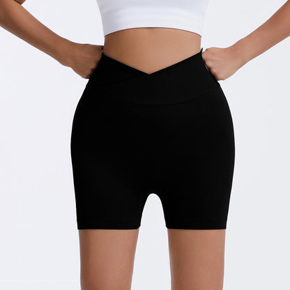 High Waisted Seamless Cross Back Yoga Pants for Women Boost Your Curves with Summer Outdoor Shorts Performance Leggings