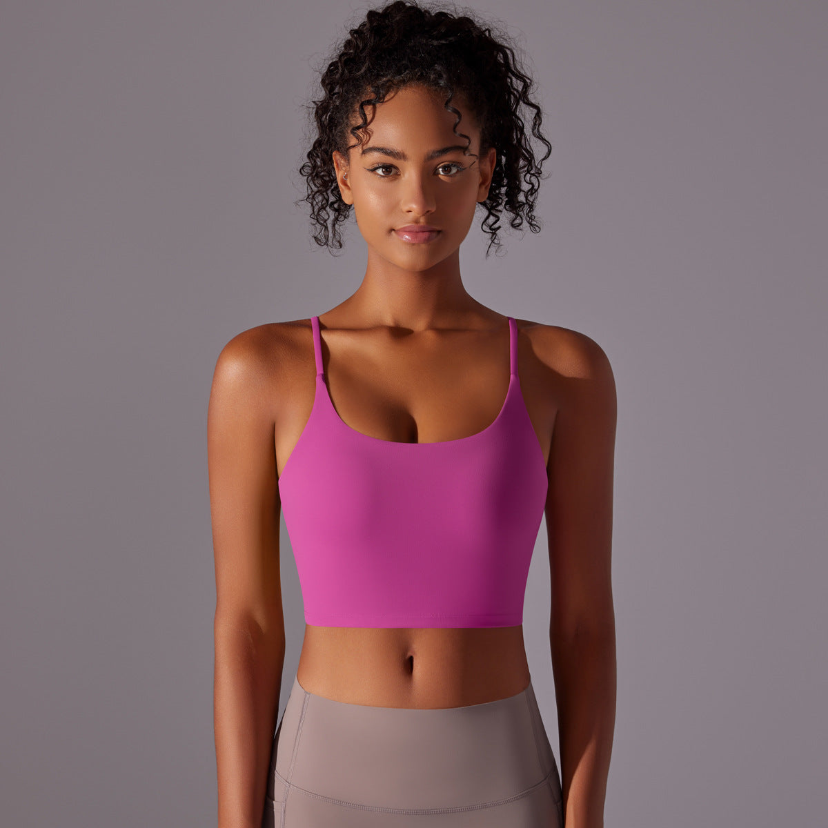 and Supportive Women's Racerback Sports Bra for Yoga Running and Everyday Fitness Activities