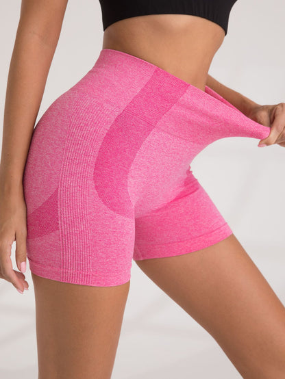 High Waisted Seamless Yoga Shorts for a Lifted Peach Butt Breathable Quick Dry Athletic Running Shorts for Gym and Fitness