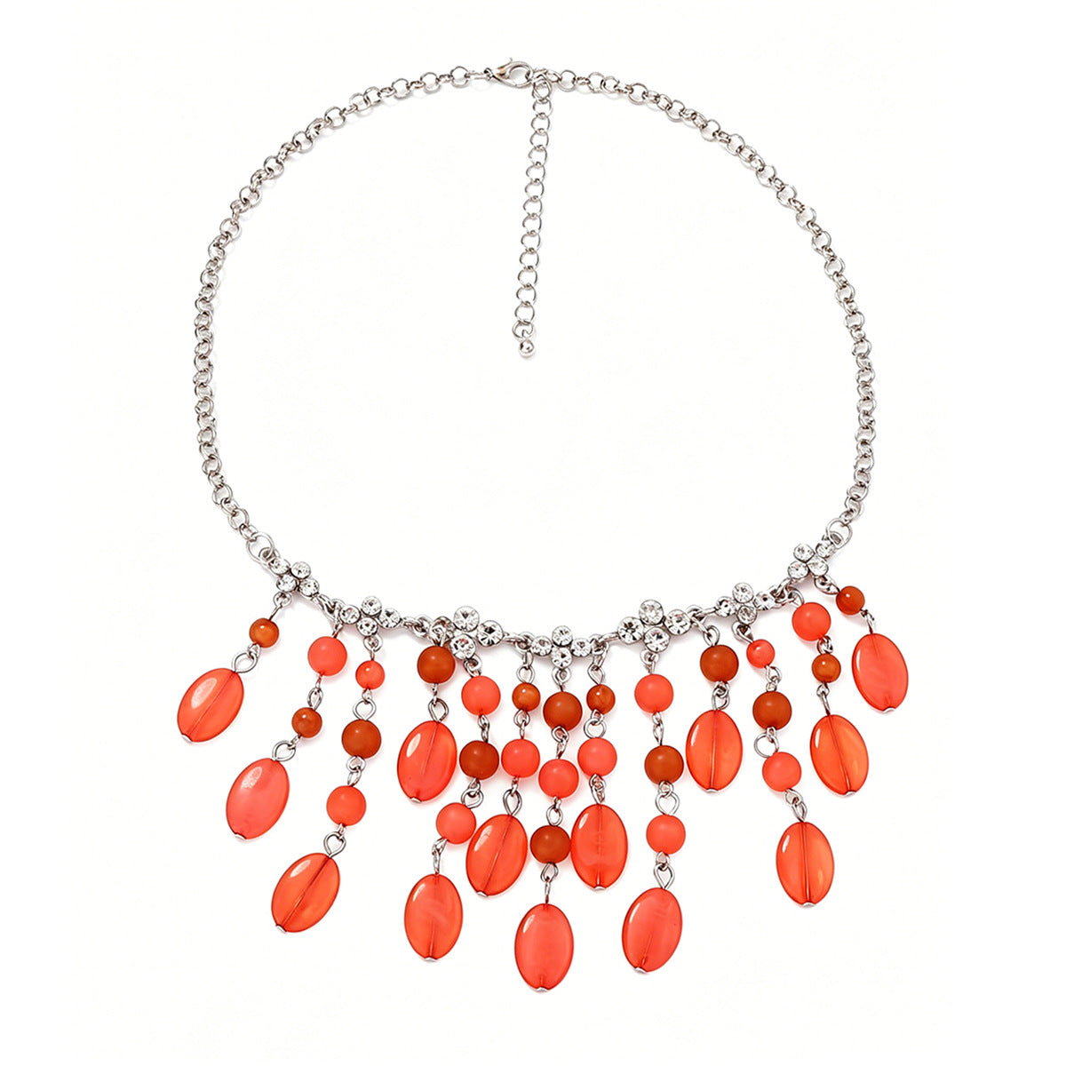 Chic Beaded Tassel Pendant Necklace - Unique, Creative, and Versatile Jewelry for Women