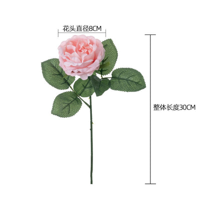 Elegant Artificial Night Rose - Luxurious Faux Floral Decoration for Home and Wedding Celebrations - Model GF15423