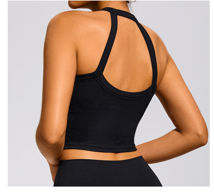 Elevate Your Workout with Our Summer Sports Bra Top Flattering Design for Enhanced Bust and Back Coverage for Yoga and Running with Removable Padding for Versatile Wear