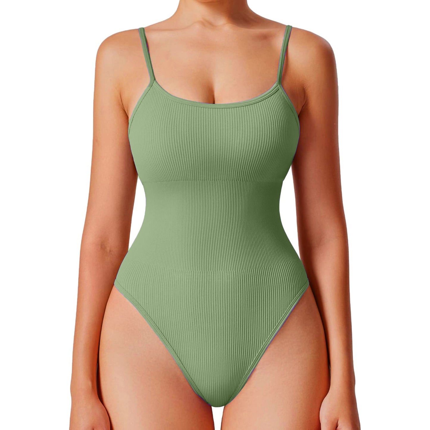 Women's Yoga Bodysuit with Back Support for Fitness Shaping and All Day Comfort