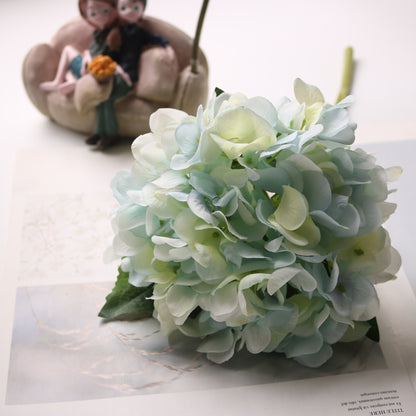 Elegant Korean-Style Artificial Hydrangea Bouquet - Stunning Floral Arrangement for Dining Table and Living Room Décor, Perfect for Home and Event Styling