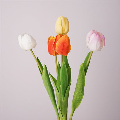 Lifelike Touch and Hydration:  Artificial Tulip Flowers for Stunning Home Decor and Beautiful Table Arrangements