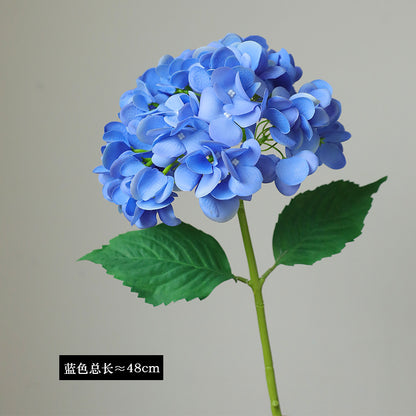 Luxurious Faux Single Large Hydrangea - High-Quality, Soft Touch, Moisture-Resistant Royal Hydrangea - Perfect for Hotel Floral Decor, Weddings, and Special Events