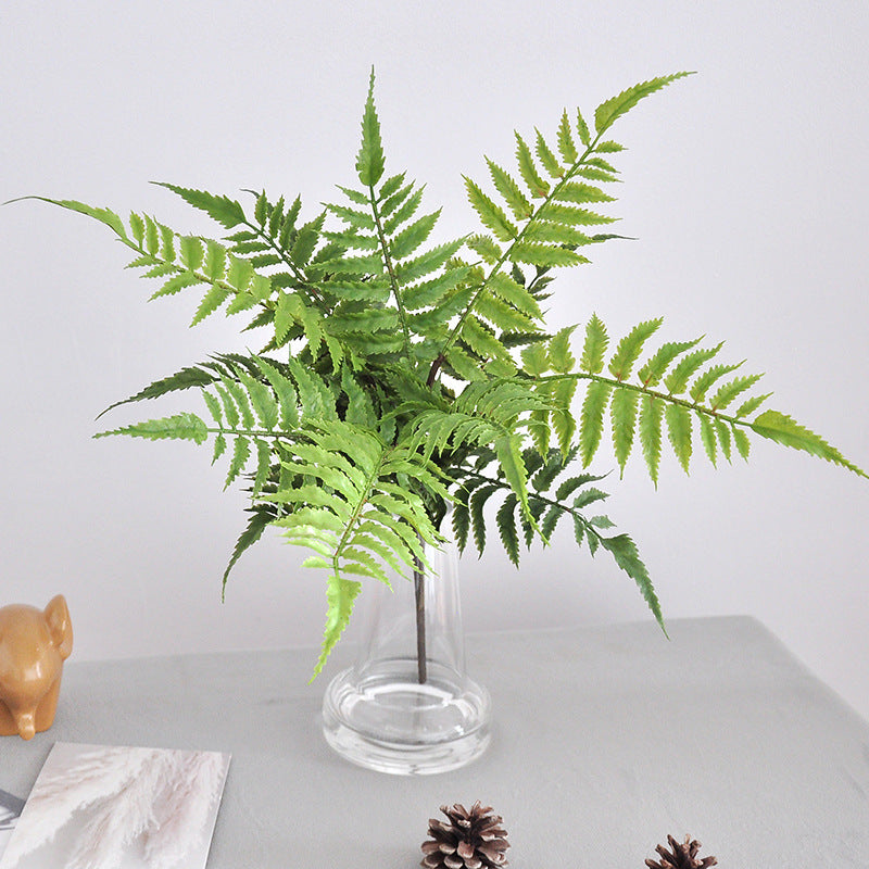 Realistic Fern Boston Fern Replica - Soft Touch Faux Boston Fern for Lush Interior Décor and Landscape Design