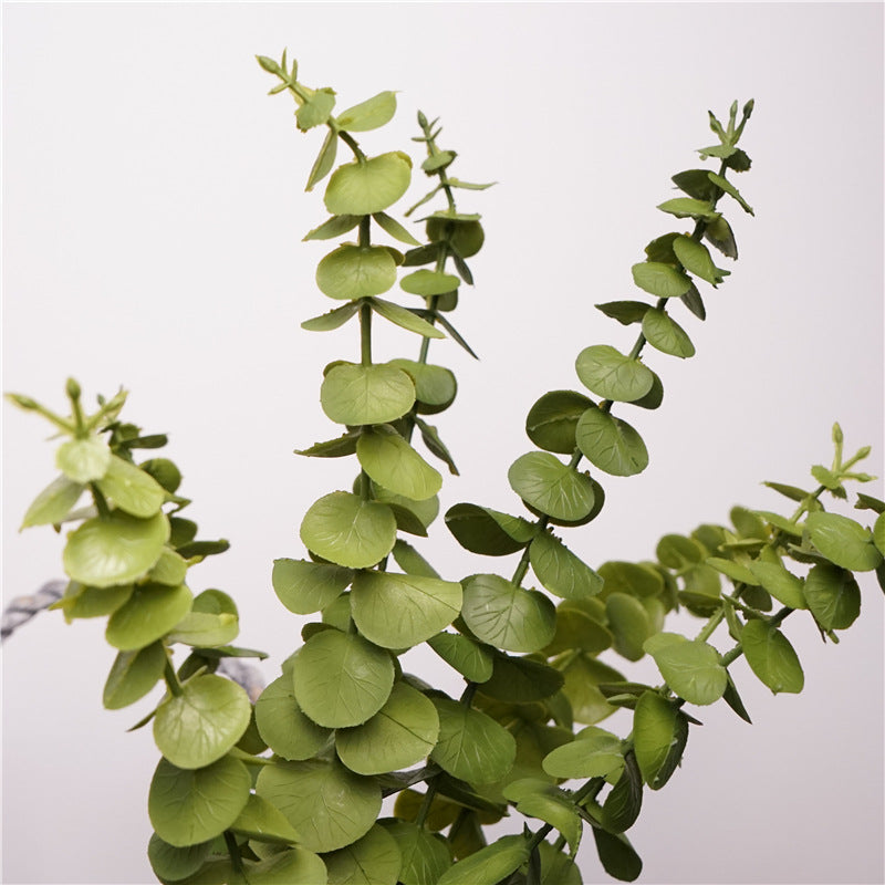 High-Quality Realistic Eucalyptus Leaves Artificial Bouquet for Home Decor - Perfect for Weddings, Events, and Year-Round Decoration