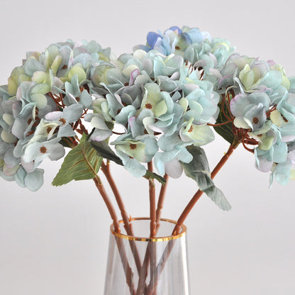 Single Stem Faux Hydrangea Flower - Elegant Home Décor Accent for Living Room, Perfect for Weddings and Special Occasions, Stunning Decorative Bouquet for Handheld Flower Arrangements