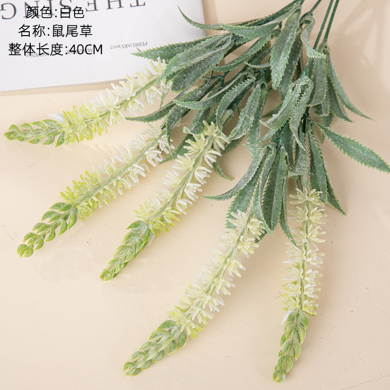 INS Style Sage Green Faux Plant - Artificial Flower Decoration for Weddings, Home Decor, and Craft Projects | Realistic Look, High Quality | Model MW73778