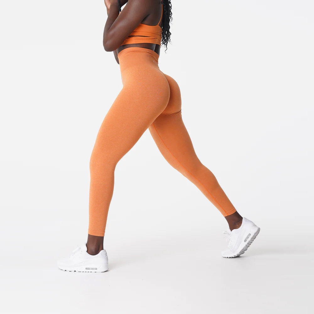 High Waisted Elastic Yoga Pants for Women Peach Butt Lifting Leggings for Fitness and Running Comfortable and Stretchy Workout Tights