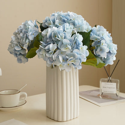 Lifelike Hydrangea Silk Flower Arrangement - Perfect for Home Decor, Wedding Arches, and Event Decorations