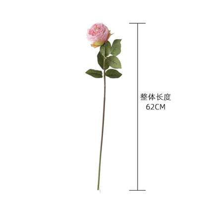 Austin Touch Moisturizing Rose Faux Flower Decoration - Realistic Green Plant Decor MW60001 with Lifelike Petals and Long-lasting Beauty