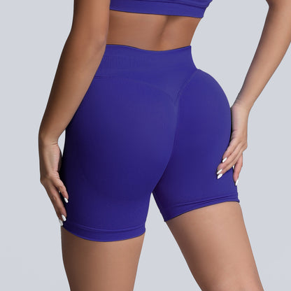 Seamless High Waisted Yoga Shorts for Women Tummy Control Butt Lifting and for Running Gym and Everyday Wear