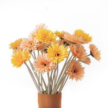 Realistic Sunflower Faux Flowers - Stunning Gerbera Daisies for Home Décor | Vibrant Artificial Plants for Lasting Beauty and Elegance