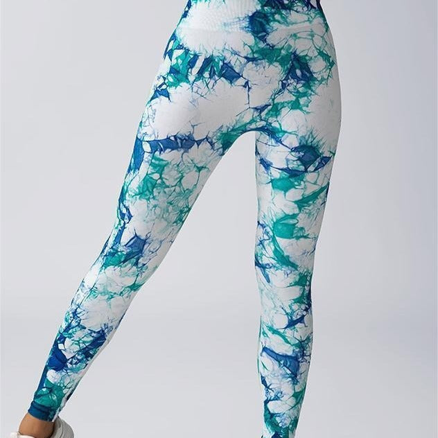 High Waisted Tie Dye Yoga Pants for Women Butt Lifting Fitness Leggings for and Performance