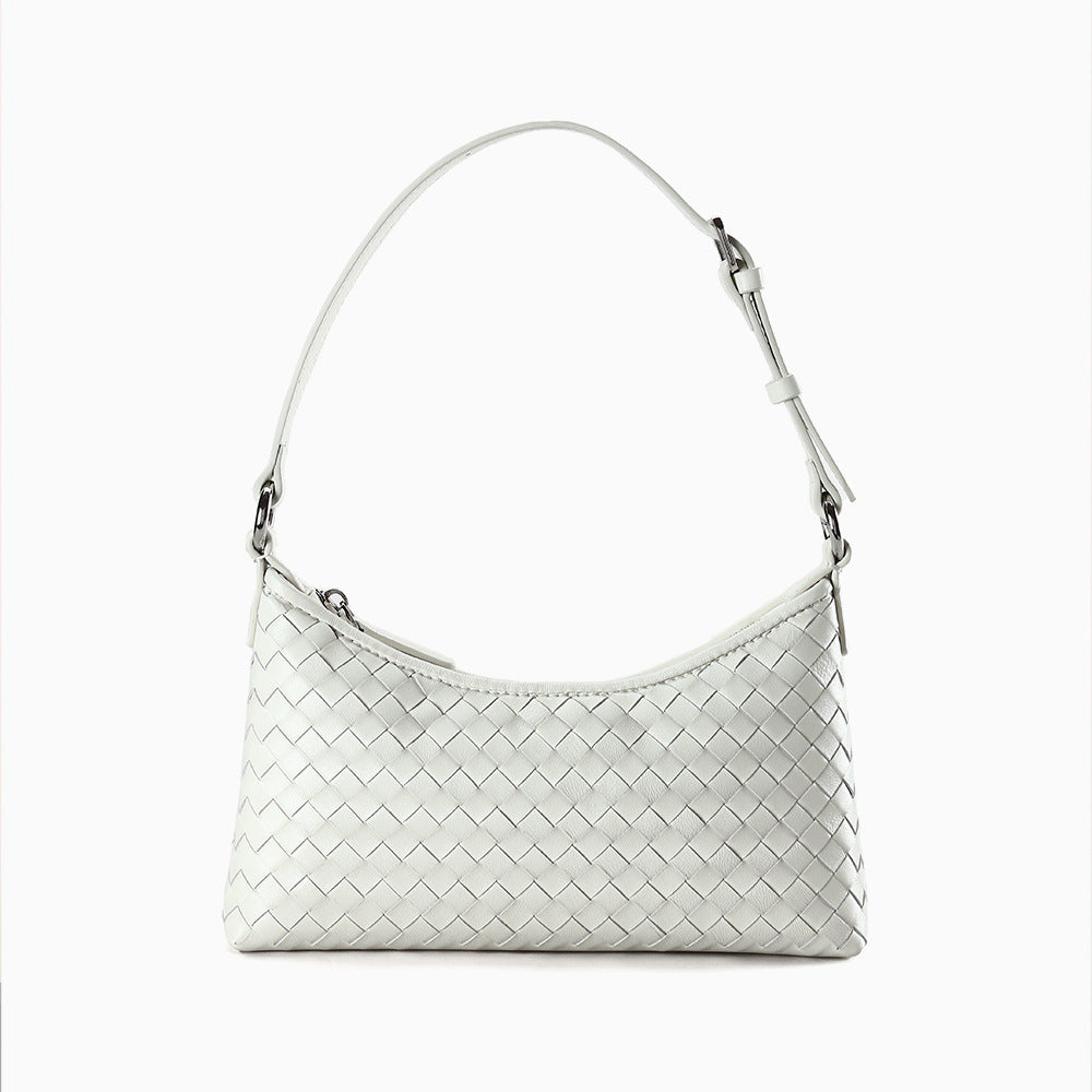 Handcrafted Leather Padded Women's Handbag Luxurious Winter Style Genuine Sheep Leather Tote for Fashion Forward Women