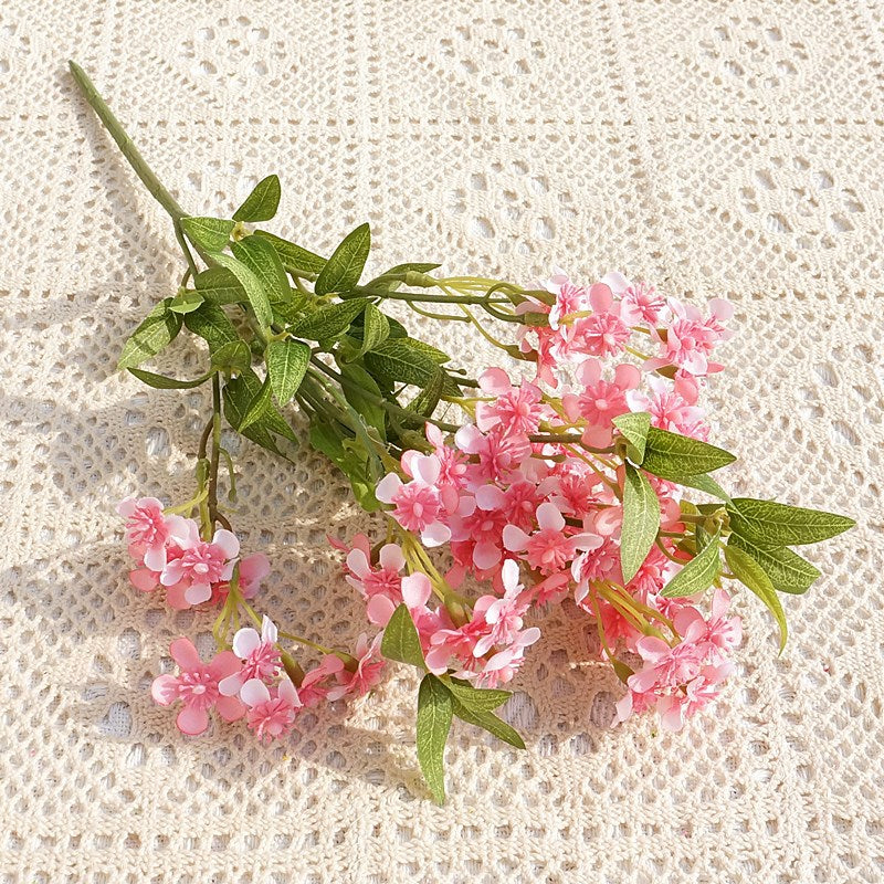 Lifelike Silk Flowers - Fresh and Elegant Spring Jade Blossom Decor for Home, Weddings, and Photography Studios