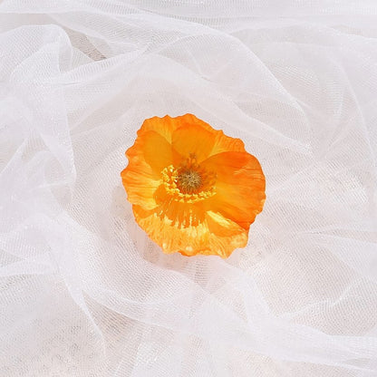 Stunning 6cm Artificial Poppy Flowers - Perfect for Weddings, Events, and Gift Decorations - Vibrant Faux Floral Accents for Bridal Bouquets and Stylish Home Decor