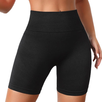 Women's Seamless Yoga Shorts Quick Dry Skin Friendly Fitness Shorts with Butt Lifting Design for Outdoor and Gym Workouts