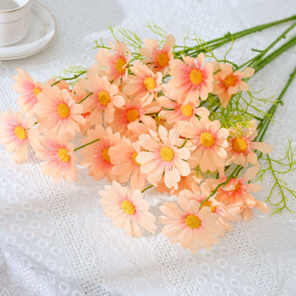 Charming Faux Daisy Chamomile Flowers - Perfect for Fresh Room Décor, Wedding Celebrations, and Stunning Photography Backdrops