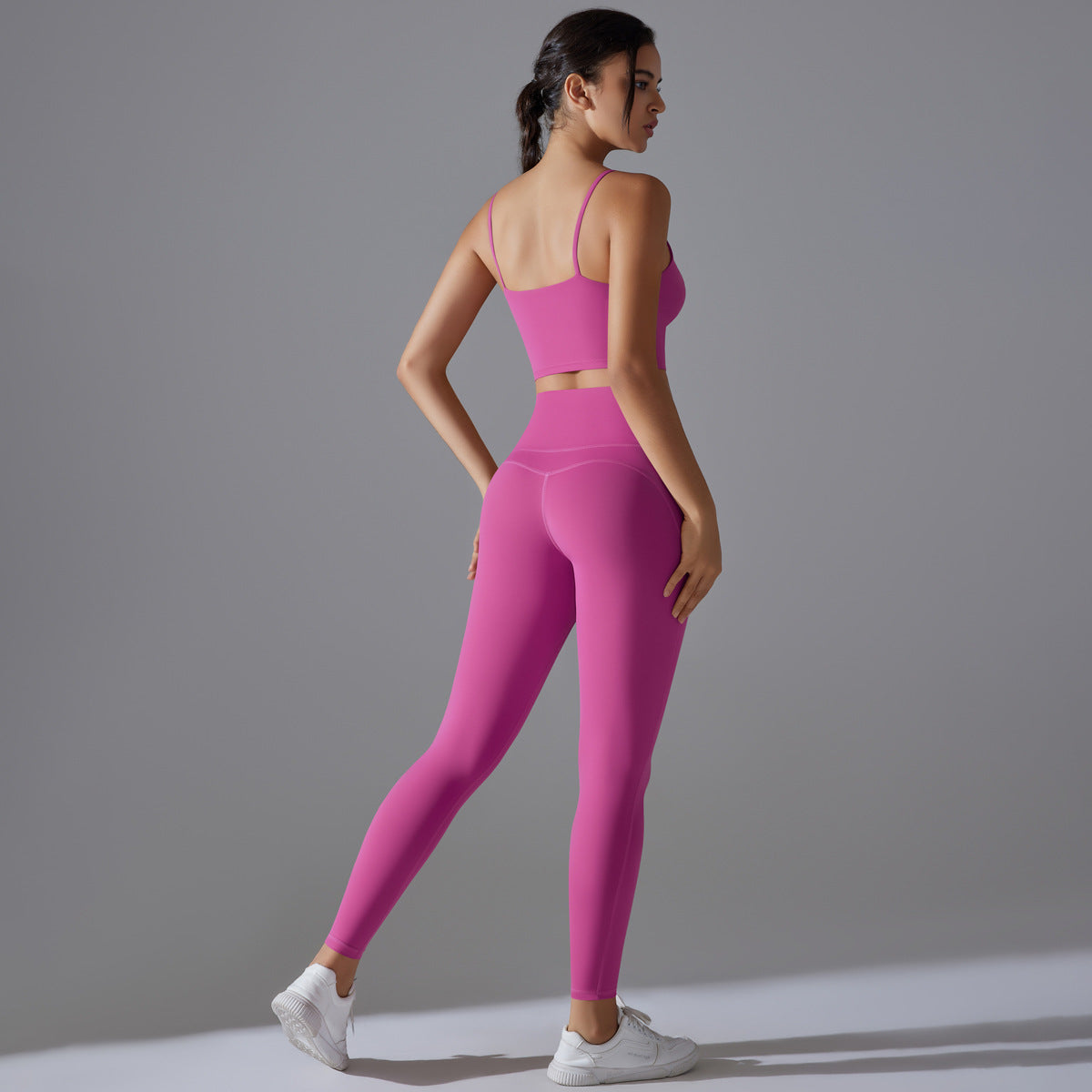 Women's Antibacterial Yoga Bra and High Waisted Butt Lifting Leggings Set for and Comfy Workouts