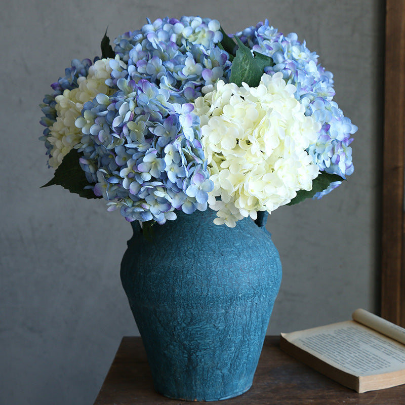 Single Realistic 3D Large Morandi Hydrangea Flower - Perfect for Weddings, Hotel Decor & Events | Lifelong Artificial Floral Arrangement