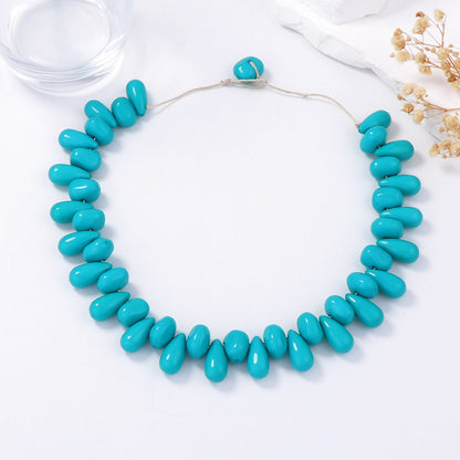 Chic Bohemian-Inspired Irregular Geometric Water Drop Clavicle Chain Bracelet for Women – Elevate Your Style with Unique Minimalism and Elegant Luxury