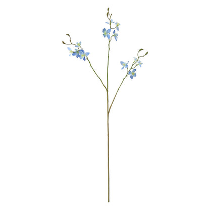 Realistic Delphinium and Orchid Artificial Flowers - Perfect for Wedding Decorations, Living Room Centerpieces, and Elegant Floral Arrangements