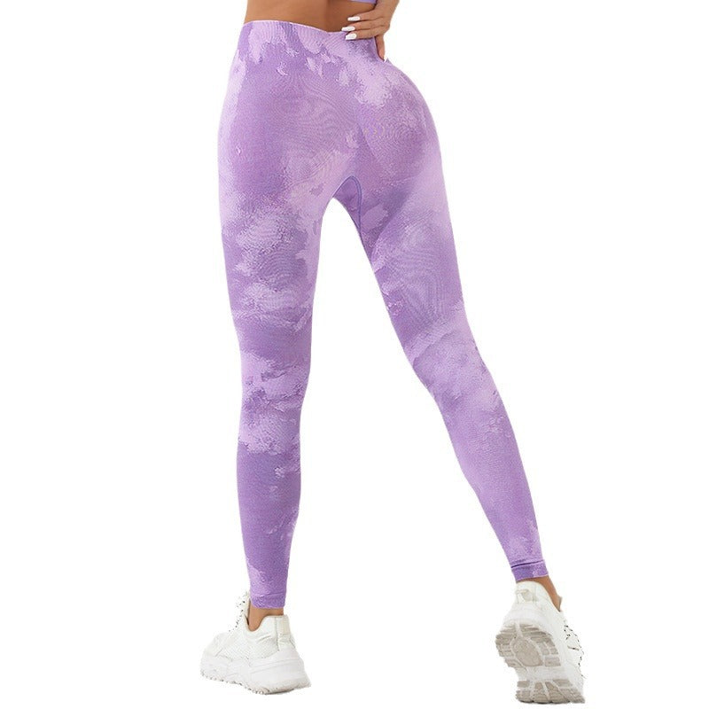 High Waisted Seamless Digital Print Leggings for Women's Fitness for Peachy Running and Autumn Winter Workouts