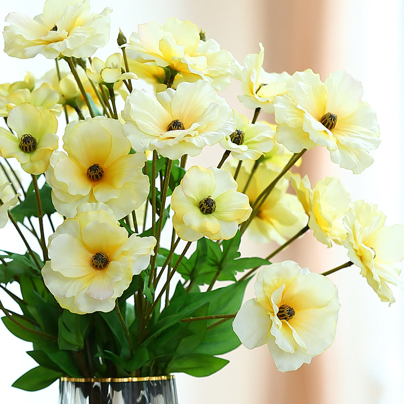 Nordic-Inspired Faux Butterfly Peony Flowers - Elegant Silk Floral Decor for Home and Indoor Spaces, Adding a Touch of Affordable Luxury