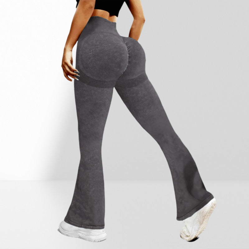 Seamless High Waisted Peach Butt Flare Yoga Pants for Women Soft Washable Fitness Leggings for Outdoor Sports for Every Workout