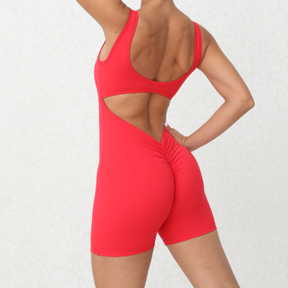 All in One Stretchy Bodysuit for Women for Dance Outdoor Fitness Running and Quick Dry Yoga