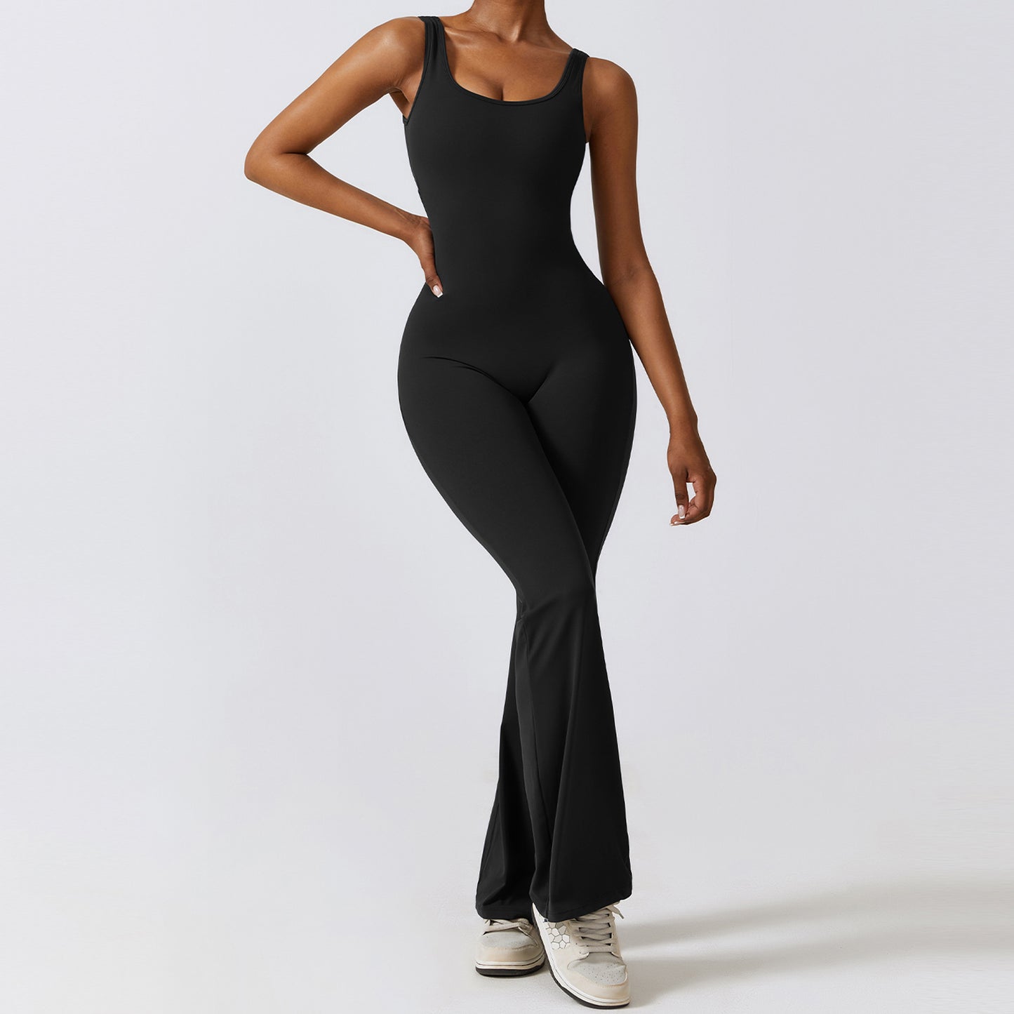 Winter Women's High Waisted Butt Lifting Full Body Yoga Jumpsuit Outdoor Running Fitness One Piece Activewear 8260 for Comfort and Style