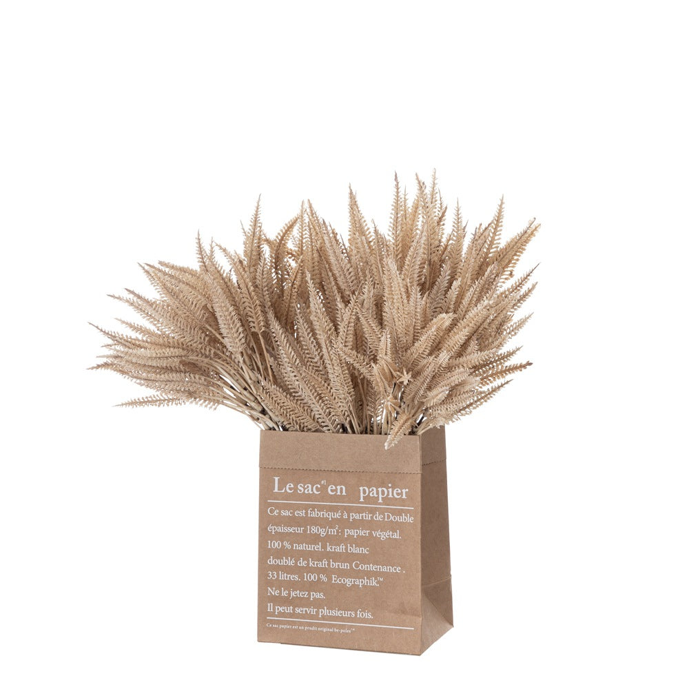 INS-Style Faux Flower Arrangement with Bunny Tail Grass Branches – Perfect for Home Décor and Wedding Celebrations (Model YC1090)