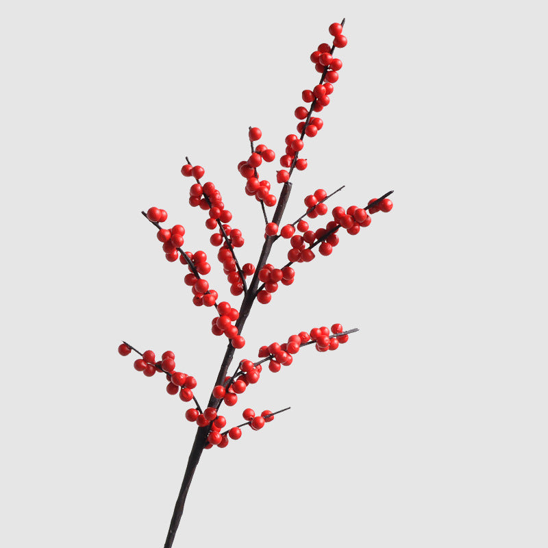 Realistic Winterberry Faux Plant Decor - Perfect for Home, Hotel, Wedding, and Photography Backdrops