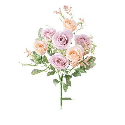 Elegant Faux Rose Bouquet for Home Decor and Weddings - Perfect for Photography, Event Decor, and Landscape Engineering