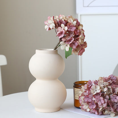 Stunning Autumn-Inspired Home Wedding Decorations – Artificial Single Hydrangea Flower for Hotel and Living Room Accents