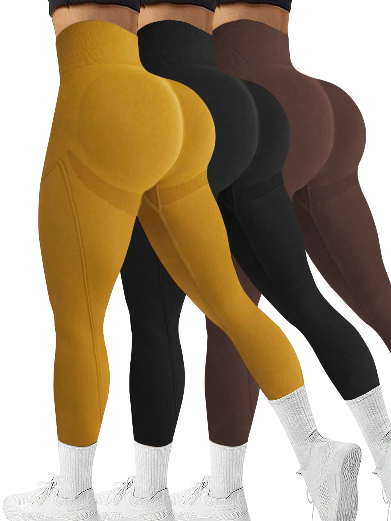 High Waisted Yoga Pants for Women Ultra Stretch Quick Dry Butt Lifting Leggings Ideal for Running Workouts and Gym Sessions