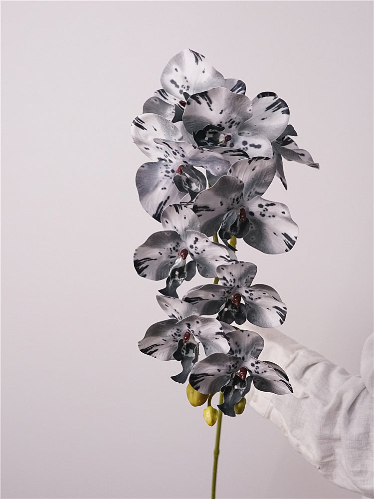 High-Quality Realistic Artificial 3D Printed Phalaenopsis Orchid – Elegant Nordic Table Centerpiece for Weddings and Home Decor