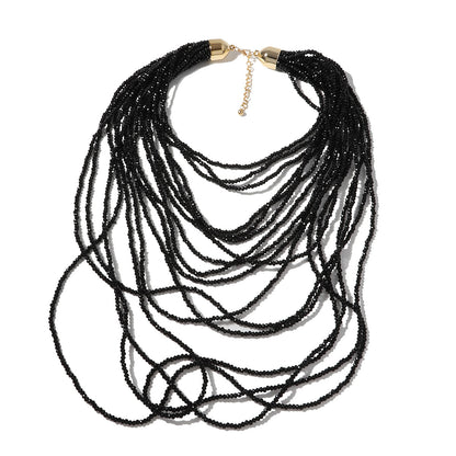 Bohemian-Inspired Multi-Layered Long Necklace with Intricate Design - Versatile Casual Accessory for Women