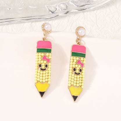 Stylish Back-to-School Accessories: Versatile Pencil Earrings for Women – Perfect for Every Outfit!