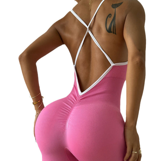 Seamless Sleeveless Quick Dry Yoga Bodysuit Comfort and Flexibility for Active Women