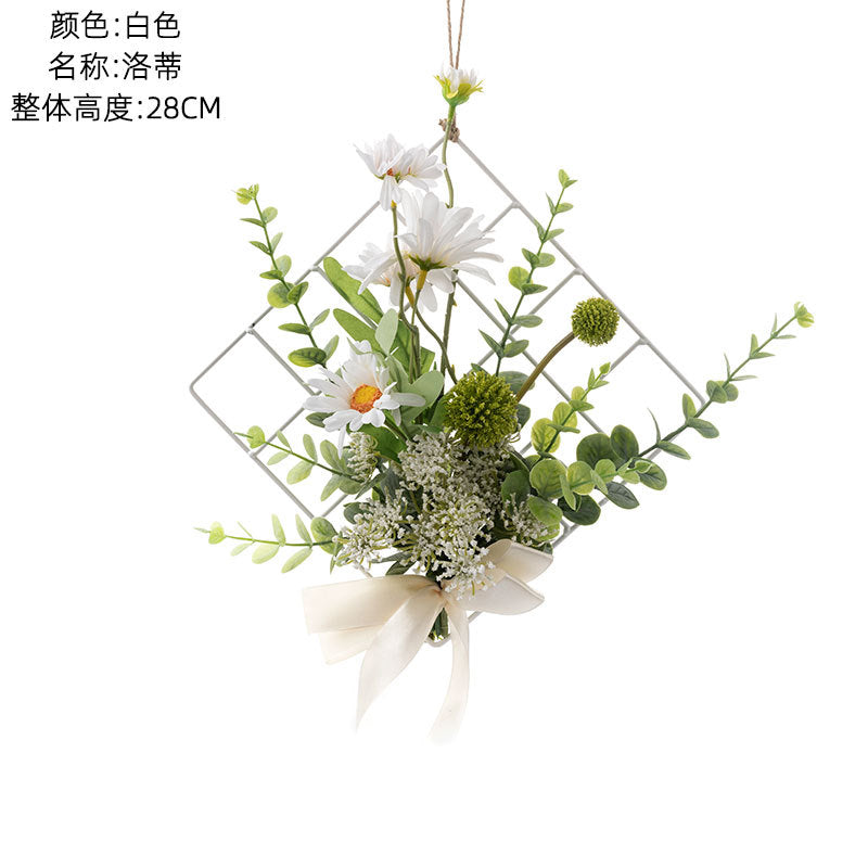 Lotti Home Decor Realistic Artificial Flower Bouquet and Wall Hanging - Perfect for Weddings and Home Decoration - CF01069