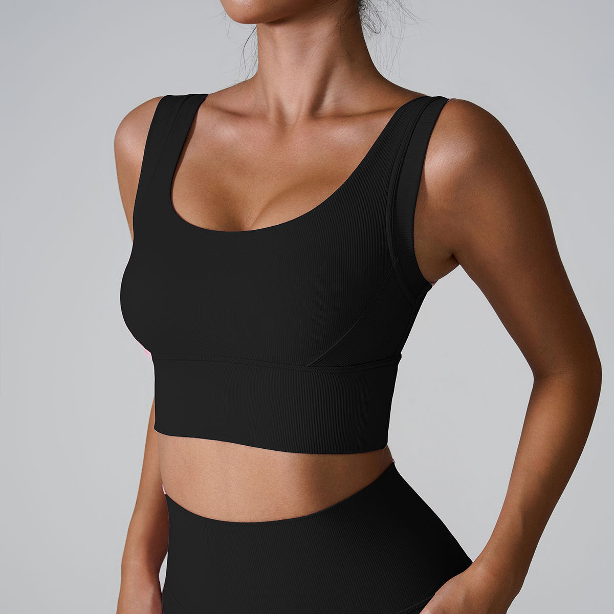 High Impact Sports Bra and Yoga Tank Top Shockproof Supportive and Ultra Stretchy Design for Maximum Comfort and Lift