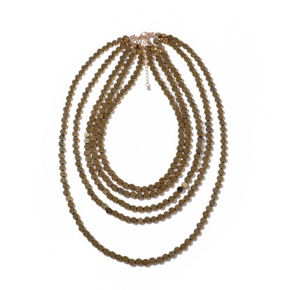 Unique Vintage-Inspired Multi-Layered Luxury Alloy Long Necklace for Women - Chic, High-End Design for the Modern Fashionista