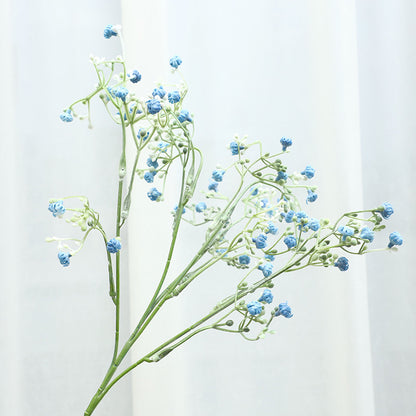 Luxury Wedding-Inspired Fake Flowers with Baby’s Breath for Home Décor – Elegant Floral Arrangements for Living Room Decoration and Photography Props