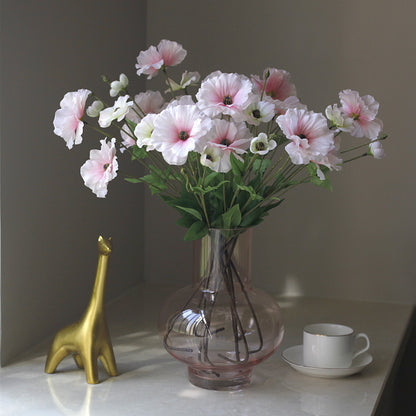 Fresh and Minimalist Nordic-Inspired Artificial Flowers - Silk Peonies & Poppies for Photography & Home Decor