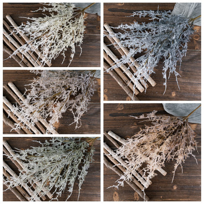 Realistic Faux Fern and Root Grass Decor – Trendy INS-Style Artificial Flowers for Home and Wedding Decoration - MW09105